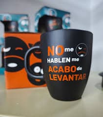 Tazas De Vidrio Jarro Mug Frases Negativas - imagen 3